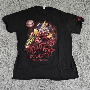 Delta Pro Weight 2017 Six Flags Fright Fest Magic Mountain L S/S Black‎ T-Shirt